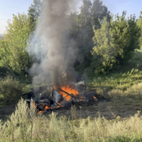 На трассе Оренбург-Казань загорелась «ГАЗель». Водитель и пассажир в больнице
